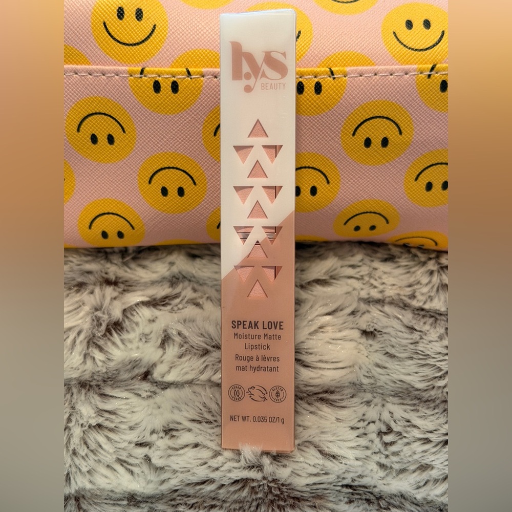 LYS Beauty Speak Love Moisture Matte Lipstick, NIB